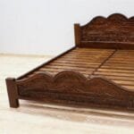Bed in solid rosewood dark brown - image 6