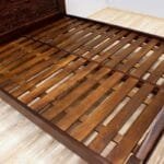 Bed in solid rosewood dark brown - image 5