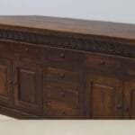 Chest of drawers in solid rosewood dark brown - image 3