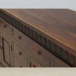 Chest of drawers in solid rosewood dark brown - image 4