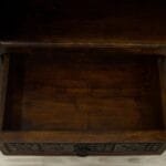 Bookcase in solid acacia wood hand carved - image 7