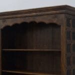 Bookcase in solid acacia wood hand carved - image 2