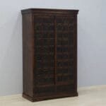 Wardrobe solid acacia wood carved - image 11