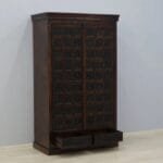 Wardrobe solid acacia wood carved - image 7