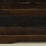 Wardrobe solid acacia wood carved - image 6