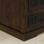 Wardrobe solid acacia wood carved - image 5
