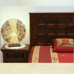 Acacia solid wood hand-made carved beds - image 6