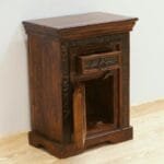 Acacia solid wood bedside table - image 3