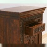 Acacia solid wood bedside table - image 7