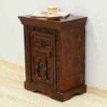 Acacia solid wood bedside table - image 5