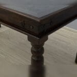 Acacia solid wood 6 chairs dinner set table - image 10