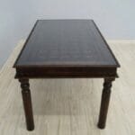 Acacia solid wood 6 chairs dinner set table - image 8