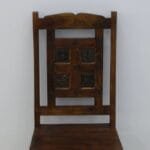 Acacia solid wood 6 chairs dinner set table - image 3