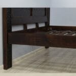 Acacia solid wood hand carved bed - image 2