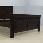 Acacia solid wood hand carved bed - image 9