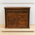 Acacia solid wood chest of drawers
