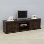 Acacia solid wood TV stand - image 4