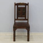 Acacia solid wood armchair