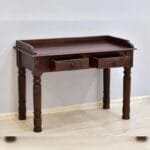 Solid rosewood desk brown dark - image 4
