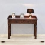 Solid rosewood desk brown dark - image 3