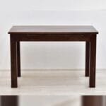 Dinner set solid rosewood table 4 chairs dark brown - image 7