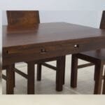 Solid rosewood 6 chairs Dinner set table - image 2