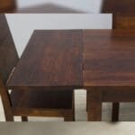 Solid rosewood 6 chairs Dinner set table - image 8