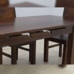 Solid rosewood 6 chairs Dinner set table - image 7
