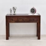 Solid rosewood console table classic dark brown - image 10