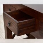 Solid rosewood console table classic dark brown - image 7