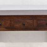 Solid rosewood console table classic dark brown - image 6