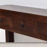 Solid rosewood console table dark brown - image 8