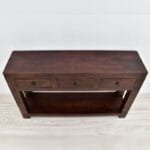 Solid rosewood console table dark brown - image 5