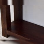 Solid rosewood console table dark brown - image 3