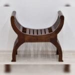 Solid rosewood bench dark brown - image 5