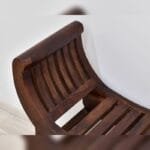 Solid rosewood bench dark brown - image 2