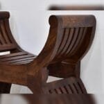 Solid rosewood bench dark brown - image 8