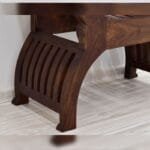 Solid rosewood bench dark brown - image 7