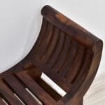 Solid rosewood bench dark brown - image 6