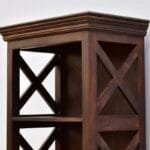 Solid rosewood bookshelves dark brown - image 3