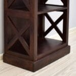 Solid rosewood bookshelves dark brown - image 2