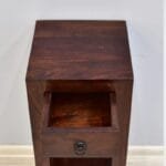 Solid rosewood side table dark brown - image 7