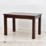 Solid rosewood 4 chairs Dinner set table dark brown - image 9