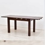 Solid rosewood 4 chairs Dinner set table dark brown - image 8