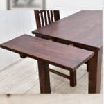 Dinner set table 4 chairs solid rosewood - image 3