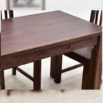 Dinner set table 4 chairs solid rosewood - image 2