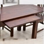 Dinner set table 4 chairs solid rosewood - image 14