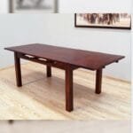 Solid rosewood 6 chairs dinner set table - image 5