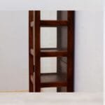 Solid rosewood single-door display dark brown - image 5