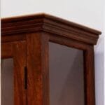 Solid rosewood single-door display dark brown - image 2